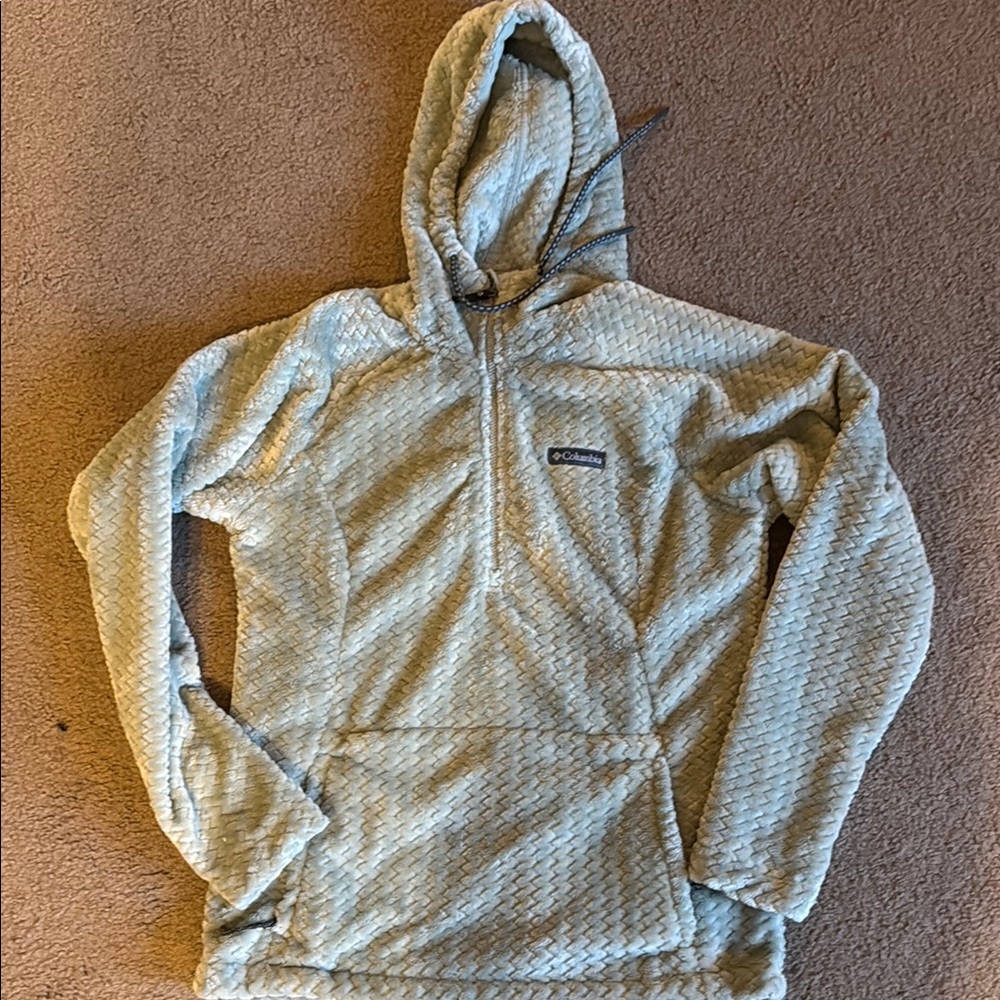 Columbia Women’s XS Green Qtr Zip Hoodie